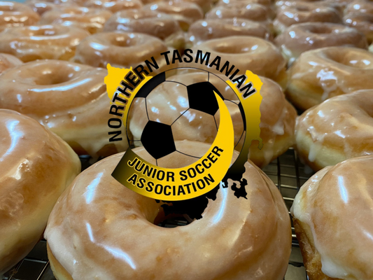 6 Pack Glazed Donuts - Northern Tasmania Girls Soccer Team